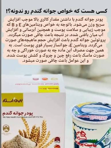 پک 3 عددی پودر جوانه گندم بین استار 25ساشه